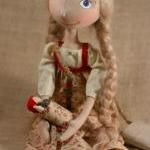 Cloth Doll Vasilisa From Russian Fairy Tail Story..