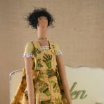 Art Cloth Doll Martha For Home Decor