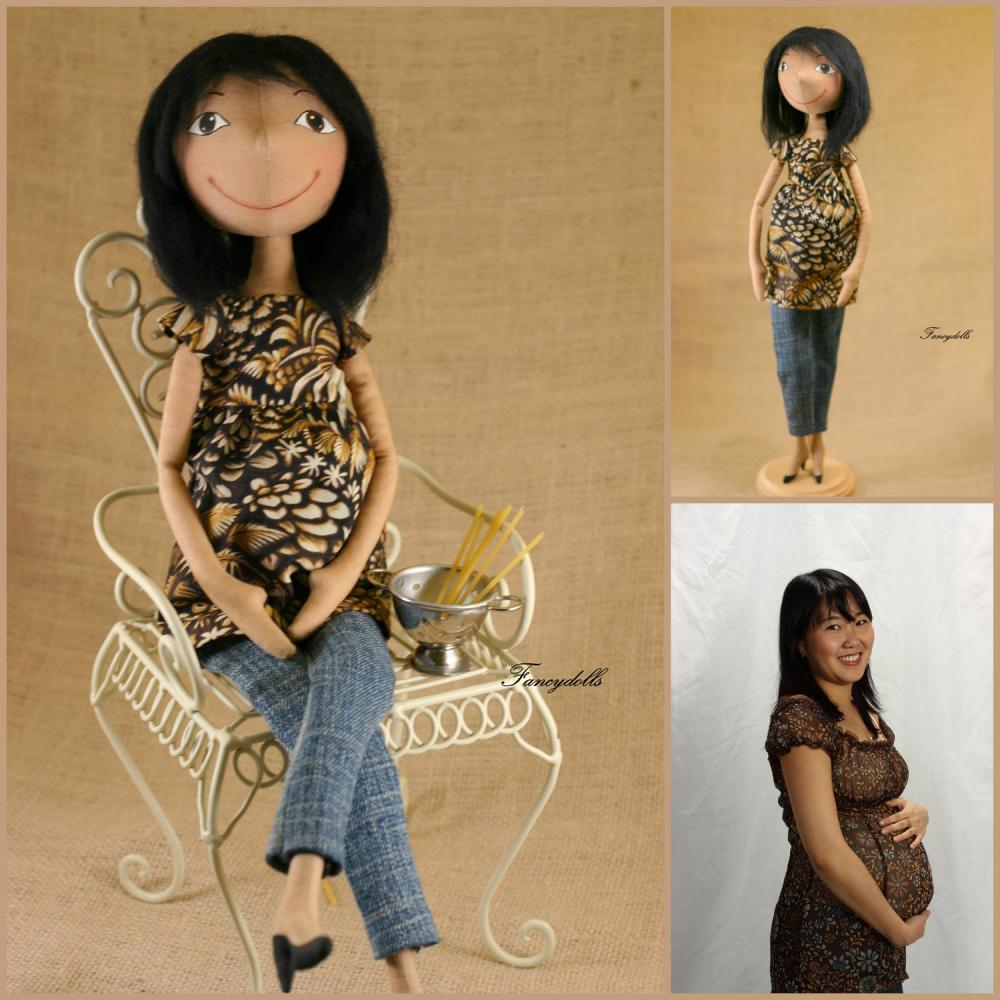 Portrait Doll - Valentine's Day Personalized Gift - Made To Order